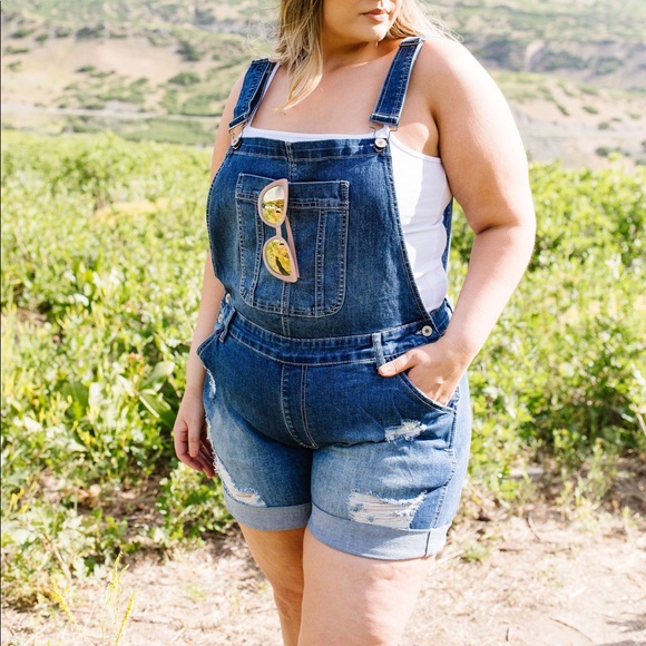 KanCan Shortalls Short Overalls - Picture 11 of 13